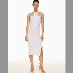 Aritzia Knit Midi Cayenne Halter Dress Size 2XS